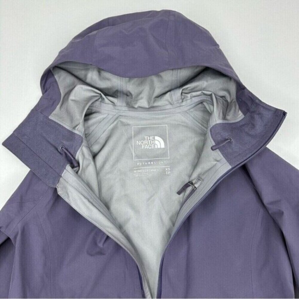 The North Face Dryzzle Futurelight Parka Jacket Purple Lunar Slate Womens XS - Picture 8 of 16